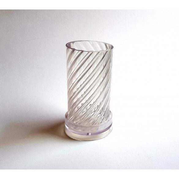 Twisted cylinder candle mold