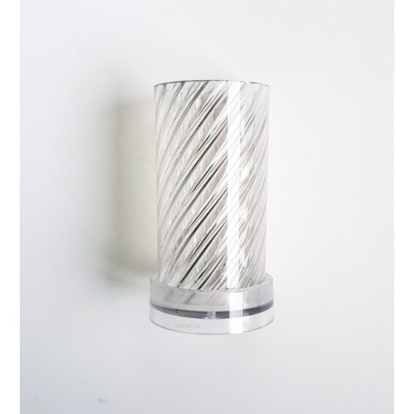 Twisted cylinder candle mold