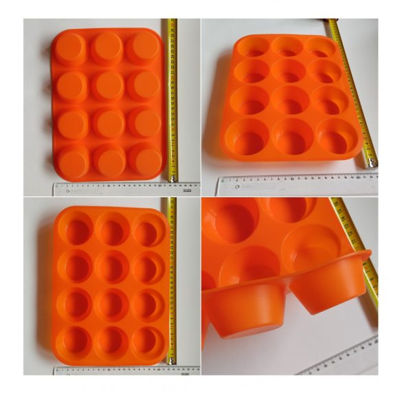 (TPB) Narancs színű sütisütő forma