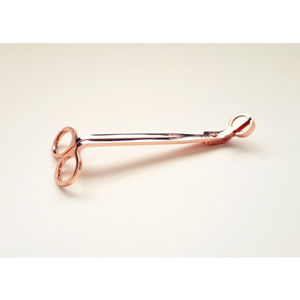 Wick cutter scissors (rose gold)