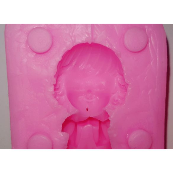 Little Angel Girl silicone candle casting mold